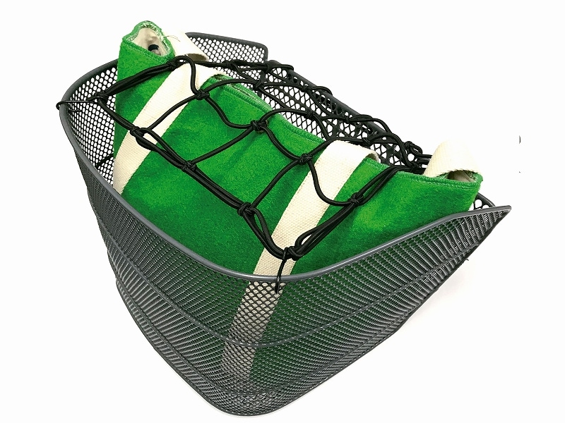 東京都引き取り限定】マットグリーン 自転車 前面バスケット付き