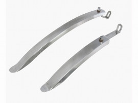 自転車　カギ L−STAR ALLOY SIMPLE FENDER シルバー
