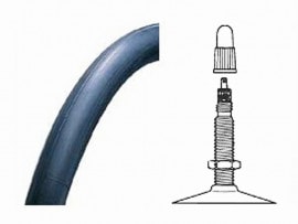 自転車 チューブ W/O 20*7/8-1.1/8(F)34mm
