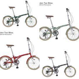 【ロンドンタクシー】 London Taxi FDB 206S ブリティッシュグリーン チャコール ジェイドグリーン レッド 20インチ 折りたたみ自転車 ビンテージスタイル シマノ製外装6段変速 ク