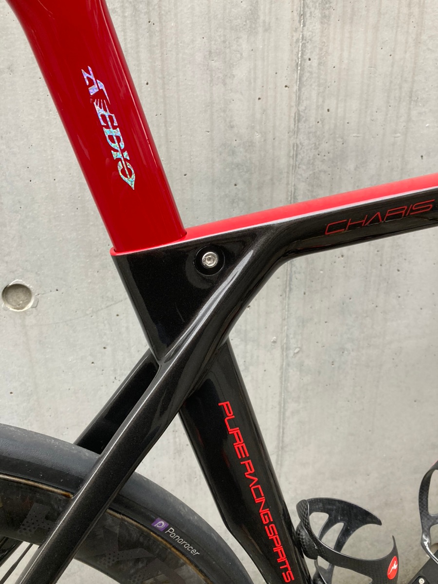 AVEDIO��CHARIS R DISC BLACK/RED���ե륫���ܥ�ե졼�ॻ�å� �������ɥХ���