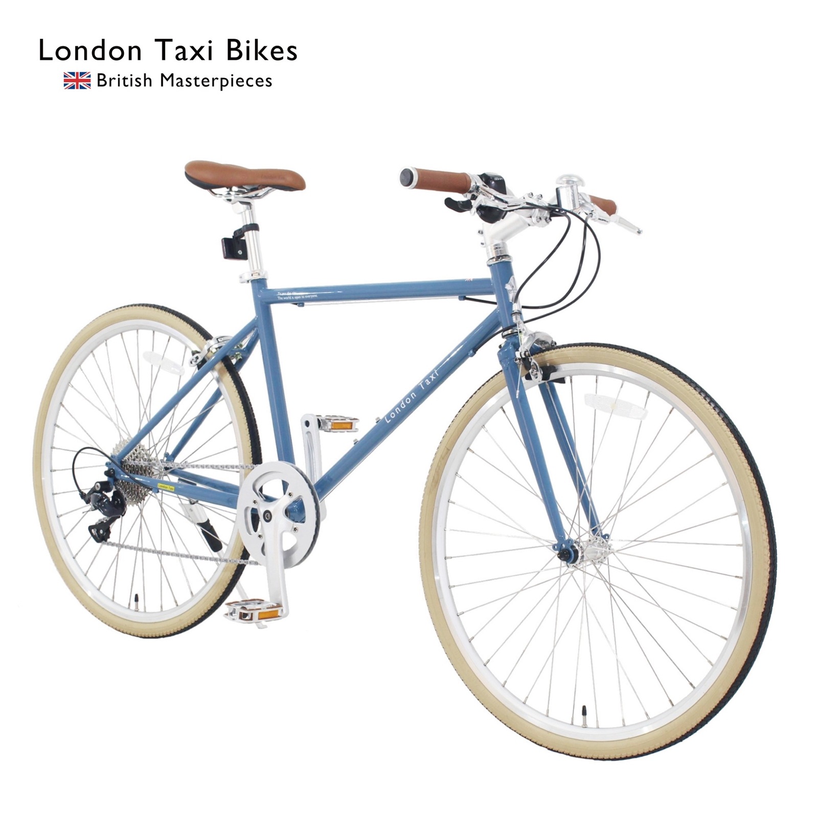 �ڥ���ɥ󥿥������� London Taxi Chromoly 26 (450) ������� �֥롼���졼 �������ɥ��꡼�� 26����� �ӥ�ơ����������� ���ޥ���9����® �����å���꡼�� ��������� �̶��̳� ������� �����奢�� �ݥ����