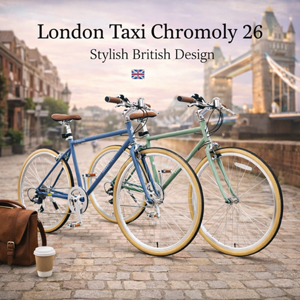 �������Х��� ��ž�� 26����� ������� �ڥ���ɥ󥿥������� London Taxi Chromoly 26 (450)  �֥롼���졼 �������ɥ��꡼�� �ӥ�ơ����������� ���ޥ���9����® �����å���꡼�� ��������� �̶��̳� ������� �����奢�� �ݥ����