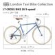 �ڥ���ɥ󥿥������� London Taxi Chromoly 26 (450) ������� �֥롼���졼 �������ɥ��꡼�� 26����� �ӥ�ơ����������� ���ޥ���9����® �����å���꡼�� ��������� �̶��̳� ������� �����奢�� �ݥ����