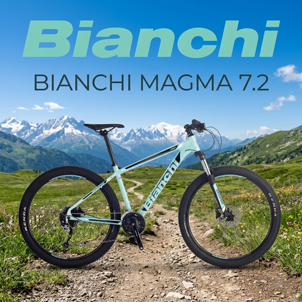���ò��߸˸¤� �ޥ���ƥ�Х��� �ӥ��� BIANCHI MAGMA 7.2 CK16 Black White Full Glossy �����쥹�� �����ꥢ�֥��� 38cm �ʿ�Ĺ160-170cm���١� ���ޥ� SHIMANO ALTUS ALIVIO ����ݡ��ͥ�� �����ڥ󥷥��