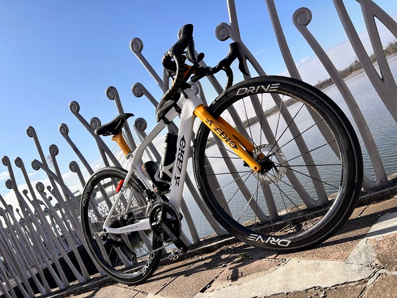 AVEDIO��CHARIS R DISC Aya's model��400����WHITE/UKON���ե륫���ܥ�ե졼�ॻ�å� Di2�侩�ե졼��