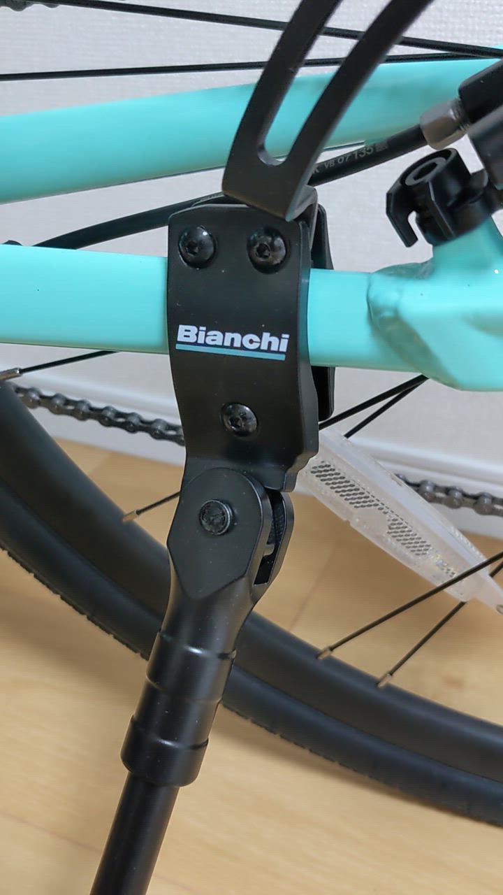 Bianchi Alloy Kick Stand��Bianchi �ӥ��� Alloy Kick Stand ���å�������� 24〜29������б� �ǥ������֥졼���б� ���� ��ž�� ������� �֥�å� CK16