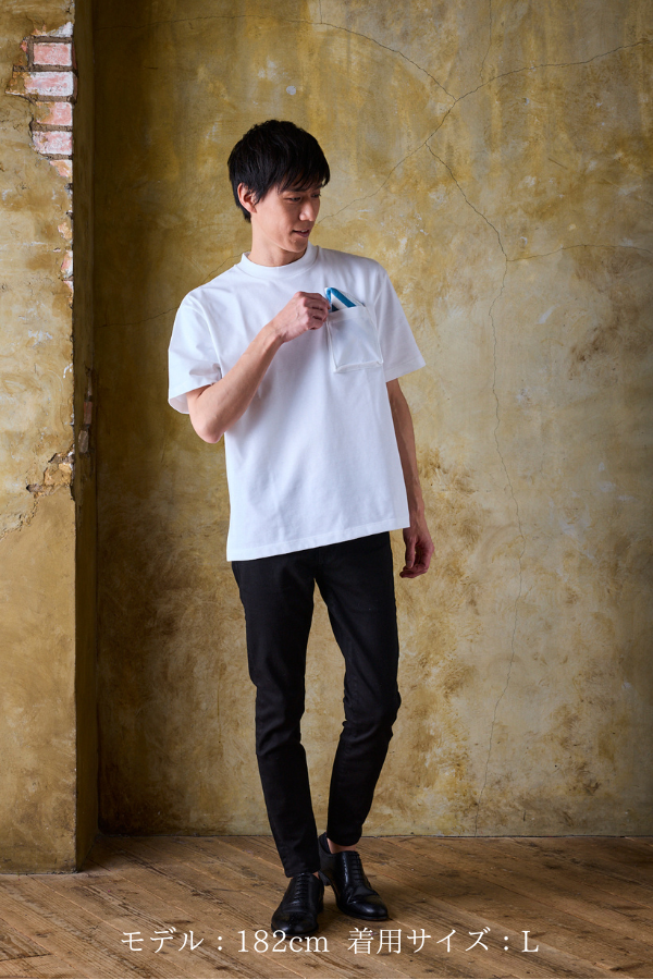 ��[01-50354]����Ω�Υݥ��å��դ�T����ġۥ�������UPŷ����BOLD��FIT Ⱦµ �å��롼�ͥå�