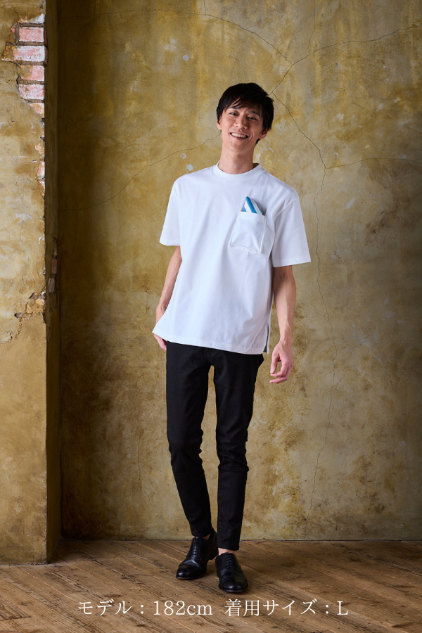 ��[01-50354]����Ω�Υݥ��å��դ�T����ġۥ�������UPŷ����BOLD��FIT Ⱦµ �å��롼�ͥå�