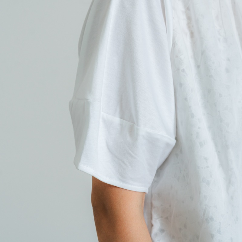 [01-61567]�ڥե���ȥ졼��T����ġۥ��ߡ���60/1 Ⱦµ�å��롼�ͥå�����