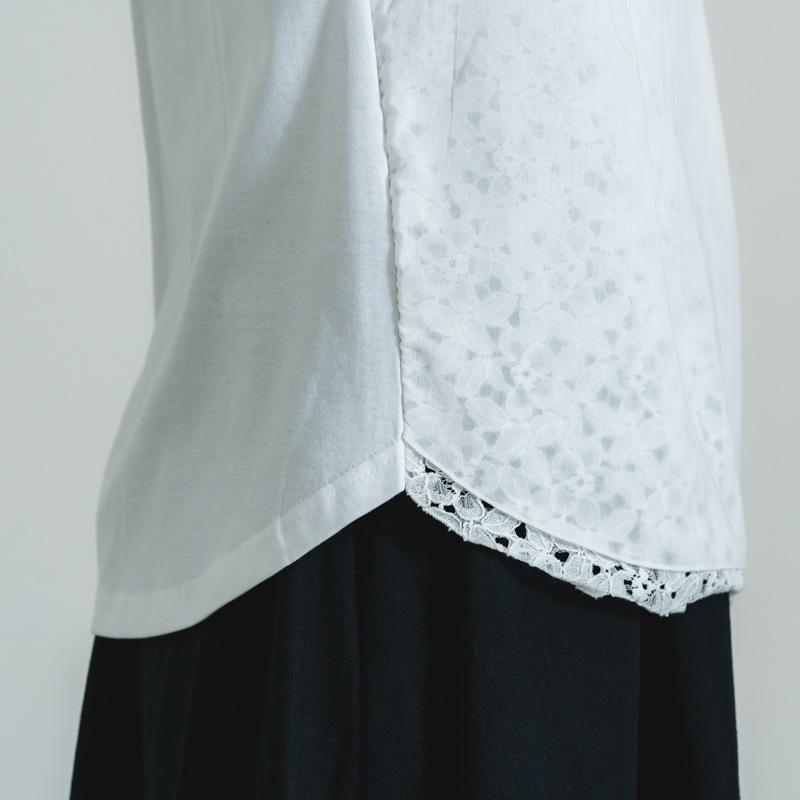 [01-61567]�ڥե���ȥ졼��T����ġۥ��ߡ���60/1 Ⱦµ�å��롼�ͥå�����