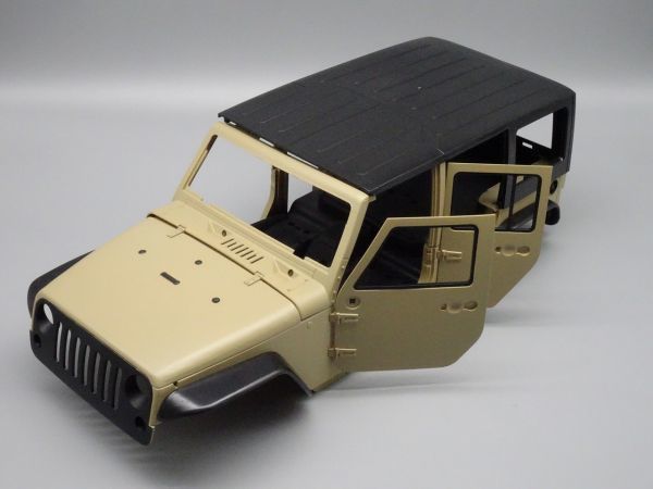 CR01 クローラー ボディパーツ 塗装済 クローラーボディAXIAL Gmade RC4WD CC・CR01 SCX MST CMX 灰