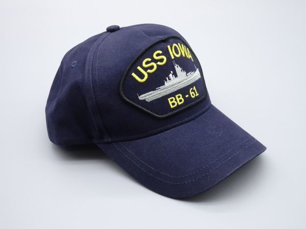 帽子 キャップ 記念帽子 ラジコン 帽子 USS Iowa, BB-61 アメリカ海軍