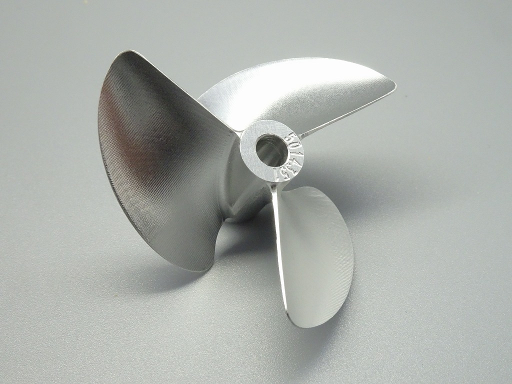 TFL製 品番5014351 プロペラCNC アルミ2枚ペラ スクリュー Shaft bore