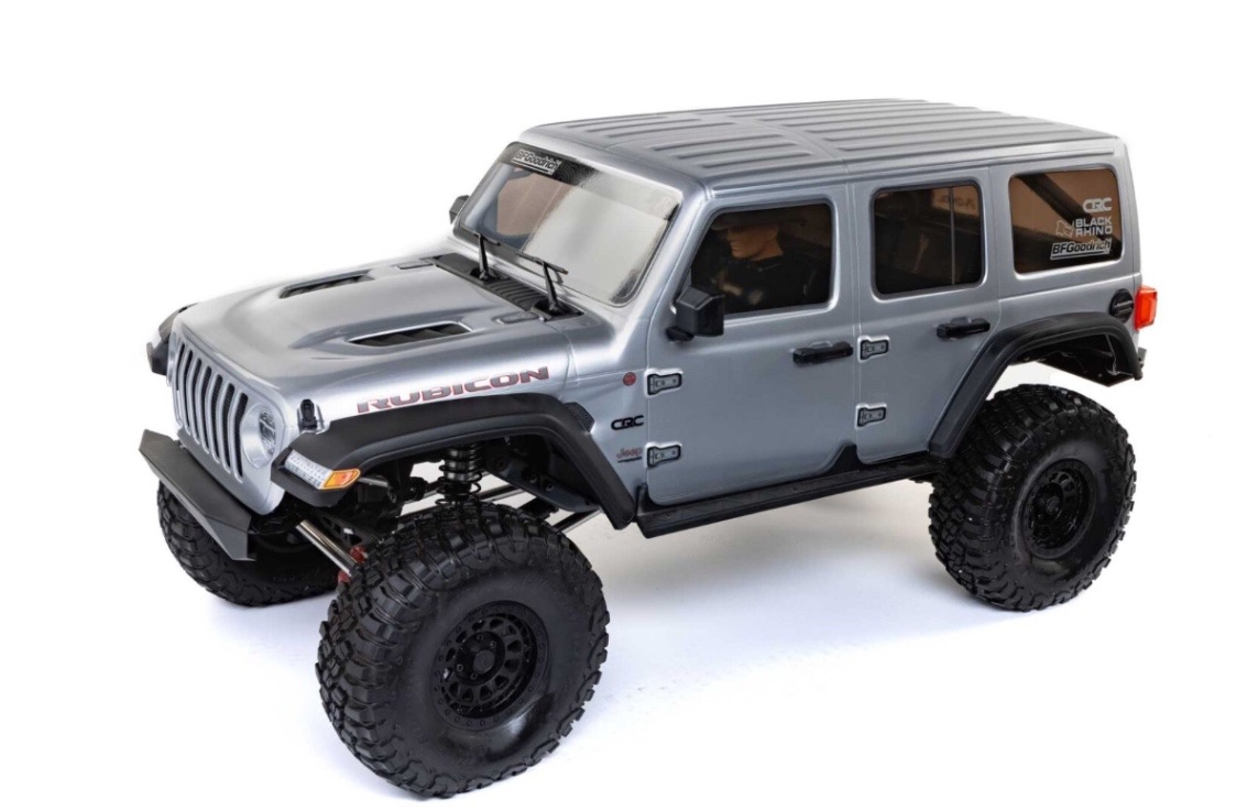 【MASU】JEEP Military 1/10 RTR ジープ グレー 在庫即納】 1/6 SCX6 JEEP JLU WRANGLER 4WD ROCK CRAWLER RTR: SILVER