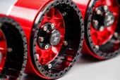 �߸�¨Ǽ��H-TECH���� 2.2 inch Mesh Type Minus Offset Metal Beadlock Wheel - Narrow Width (HTW2.2-C0800)