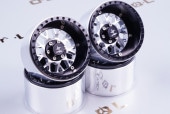 ں߸¨ǼۡH-TECH RC 1/10 2.2inch Mesh Type Minus Offset Aluminum Metal Beadlock Wheel Custom Made (HTW2.2-C0311)