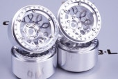 �ں߸�¨Ǽ�ۡ�H-TECH����1.9���������ߥۥ����� Mesh Type Minus Offset Aluminum Metal Bead Lock Wheel For Vanquish (HTW1.9-07V)