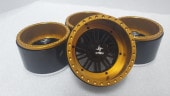 ͽ��H-TECH����	RC 1/10 2.2inch Mesh Type Minus Offset Aluminum Metal Beadlock Wheel Custom Made (HTW2.2-C0700)�ڹ�������