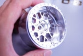 �ں߸ˡ�H-TECH����RC 1/10 2.2inch Mesh Type Minus Offset Aluminum Metal Beadlock Wheel (HTW2.2-08)