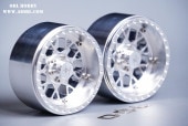 �ں߸�¨Ǽ��H-TECH����RC 1/10 2.2inch Mesh Type Minus Offset Aluminum Metal Beadlock Wheel (HTW2.2-08)