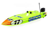 ڼоʡۡۥ饤ۥӡHorizon HobbyPROBOAT Miss GEICO 17  ѥܡȥ졼 ե饤ƥ Deep-V RTR PRB08044T1