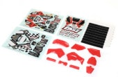 �߸�¨Ǽ��LOSI�������ʡ� LOSI-1/4 PROMOTO-MX�ѡ�Red Plastics with Wraps: Promoto-MX������LOS260000
