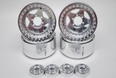 �ں߸�¨Ǽ�ۡ�H-TECH����RC 1/10 1.9inch Aluminum Metal Beadlock Wheel (HTW1.9-02) 1.9���������ߥۥ�����ڥ���С���