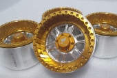 ���󤻡�H-TECH����RC 1/10 2.2inch Aluminum Metal Beadlock Wheel Custom Made (HTW2.2-C052)��2.2���������ߥۥ�����