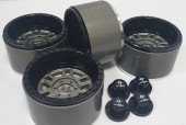���󤻡�H-TECH����RC 1/10 2.2inch Aluminum Metal Beadlock Wheel Custom Made (HTW2.2-C051)��2.2���������ߥۥ�����