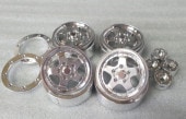 ���󤻡�H-TECH����RC 1/10 scale 1.9 inch plus offset aluminum metal beadlock wheels (HTW1.9-06)1.9���������ߥۥ�����