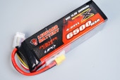 ߸¨Ǽ XT60ͥХåƥ꡼4롡14.8VLIPOХåƥ꡼6500mAh60Cڥ146*45*39