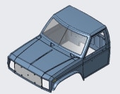 �ں߸�¨Ǽ�ۡ�CROSS RC 1/8 EMO X3�ѡ����ꥢ�ܥǥ�����EMO X3 Full body assembly (Clear)�����֡�97401211��