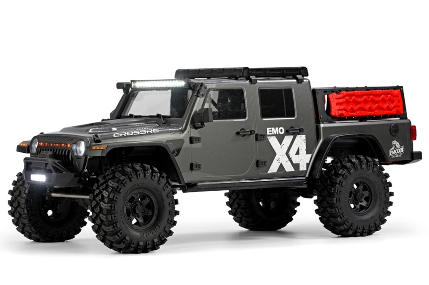 在庫即納】CROSSRC 新車1/8 EMOX4 RTRキット【灰色】【ブラシモーター