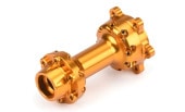 �ڼ���о��ʡ�1/4 Pro-Spec Aluminum Rear Hub Gold: Promoto-MX���ڥꥢ�ۡ����� PRO283704�ڥ�����ɡ�