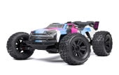 ARRMA�ڼ���о��ʡۡڥץ��ܵ�Ŭǧ��Ѥߡ� 1/8 KRATON 6S V6 4X4 BLX Brushless Speed Monster Truck RTR, Blue/Pink�����֡�ARA8608V6T2��