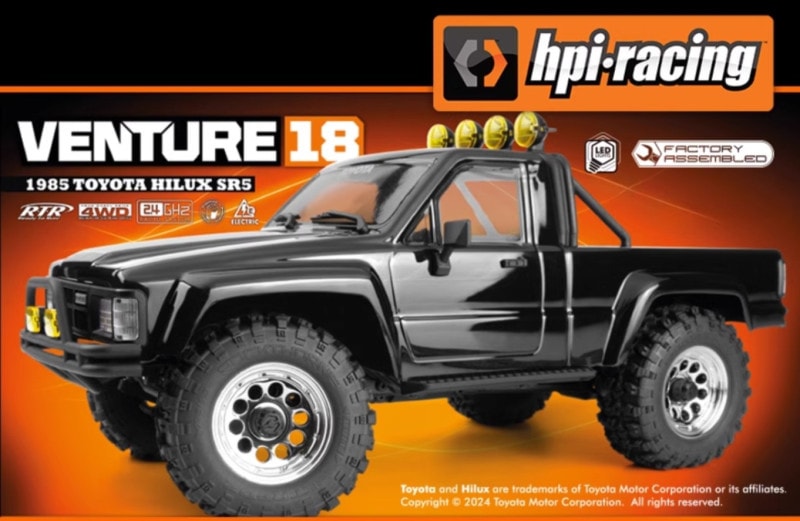 �ں߸�¨Ǽ�ۡ���hpi-racing�ۡڥ������ԡ�������2024-12���ȯ��1/18�ߥ˥������顼�饸����1985 Toyota Hilux SR5�ڥ֥饷�⡼�������ۡ͡����֡���160800���ۡ�90���ʼ��ݾڡ�