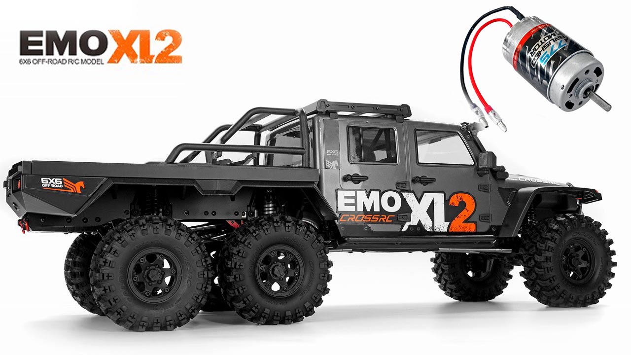 取寄対象品】新車 CROSS RC 1/8 EMO XL2 6X6レッカー車【灰色