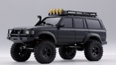 ڥں߸¨ǼFMS 1:18 FCX18 PRO 11831 TOYOTA LAND CRUISER LC80 BRUSHLESS RTR BLACKڥ֥饷쥹⡼Сۡ֡FMS11831PRTRBK