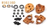 �ڼ���о��ʡۡ�hpi-racing�ۡڥ������ԡ�������#161160 - Aluminum Portal Steering Spindle Set (Orange)�����֡�#161160 ��