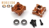 ڼоʡۡhpi-racingۡڥԡ#161154 - Aluminum Rear Hub Set (Orange/2pcs)֡#161154