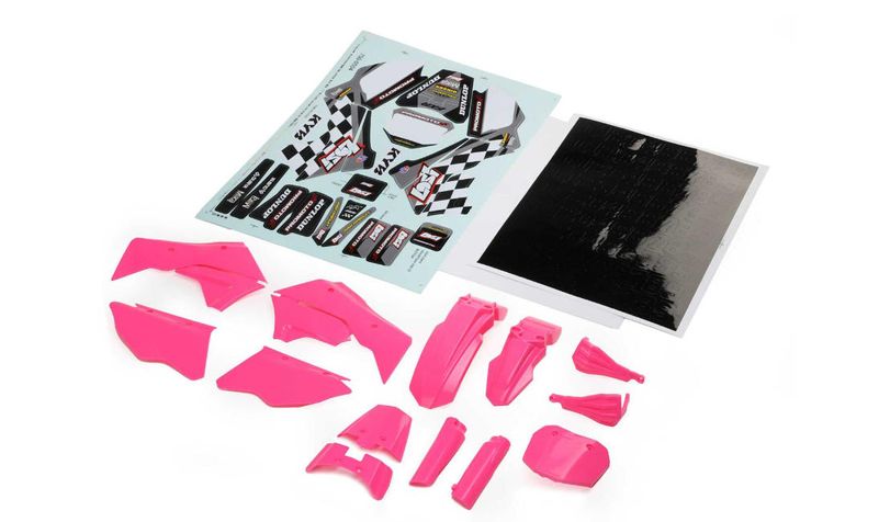 �߸�¨Ǽ��LOSI�������ʡ� LOSI-1/4 PROMOTO-MX/SM�ѡ�Plastics with Wraps, Pink: PM-MX/SM������ LOS-2302