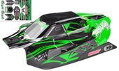 ڼоʡۥܥǥñʡTeam Corally - Polycarbonate Body - Asuga XLR - Painted - Cut - Decals - Accessories - Green Color - 1 Pc֡C-00180-857-G