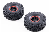 ڼоʡFMSHOBBY 1:7 Ford Bronco RTR EB Replacement Wheel & Tire Set (Red/Green, 2pcs)֡APSC71239