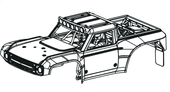 ڼоʡFMSHOBBY1:7 Ford Bronco RTR EB 2024 Car Body Set֡APSC71224