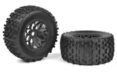 �ڼ���о��ʡ�Team Corally - 1-8 MT Tires - Gripper - Glued on BBS Rims - Black - 1 Pair�����֡�C-00180-378-1