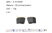 �ڼ���о��ʡ�MJX  H8H 1/8 RC�������顼�� �ܥ�ͥå� ����ơ��� ���Ρ������� (3D�ץ�����)�����֡�G190MP