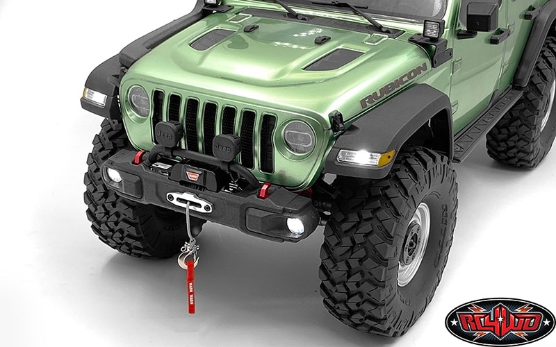 �ڼ���о��ʡۡ�CCHAND�ۥե���ȥХ�ѡ���LED�饤�ȡ���������������դ��ޤ����OEM Narrow Front Winch Bumper w/ Steering Guard for Axial 1/10 SCX10 III Jeep (Gladiator/Wrangle������VVV-C1104