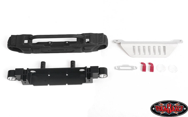 �ڼ���о��ʡۡ�CCHAND�ۥե���ȥХ�ѡ���LED�饤�ȡ���������������դ��ޤ����OEM Narrow Front Winch Bumper w/ Steering Guard for Axial 1/10 SCX10 III Jeep (Gladiator/Wrangle������VVV-C1104