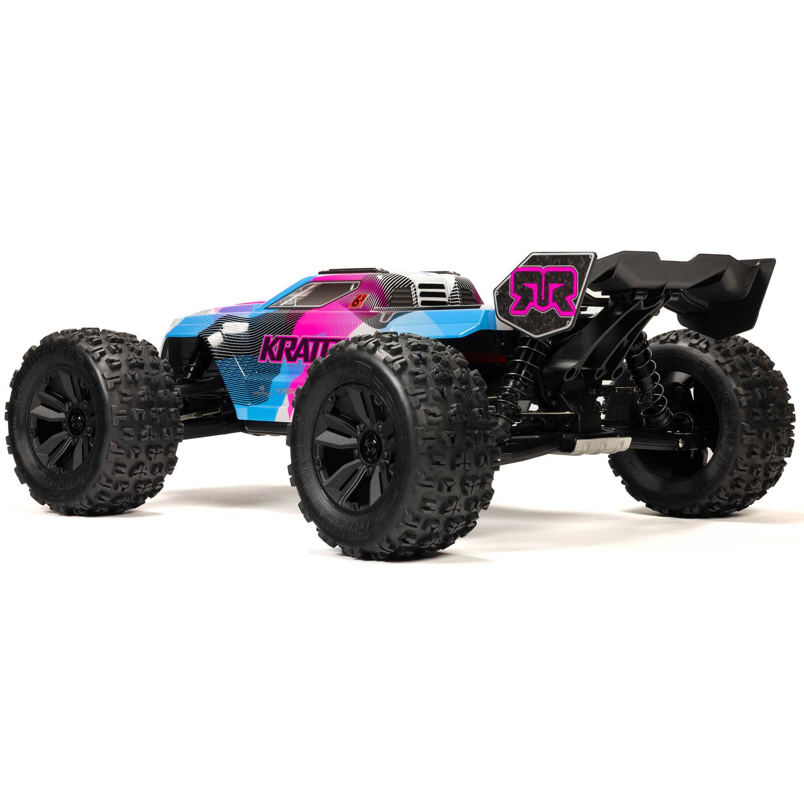 24/11/27��ARRMA���ʡ��ڼ���о��ʡۡڥץ��ܵ�Ŭǧ��Ѥߡ� 1/8 KRATON 6S V6 4X4 BLX Brushless Speed Monster Truck RTR, Blue/Pink�����֡�ARA8608V6T2��